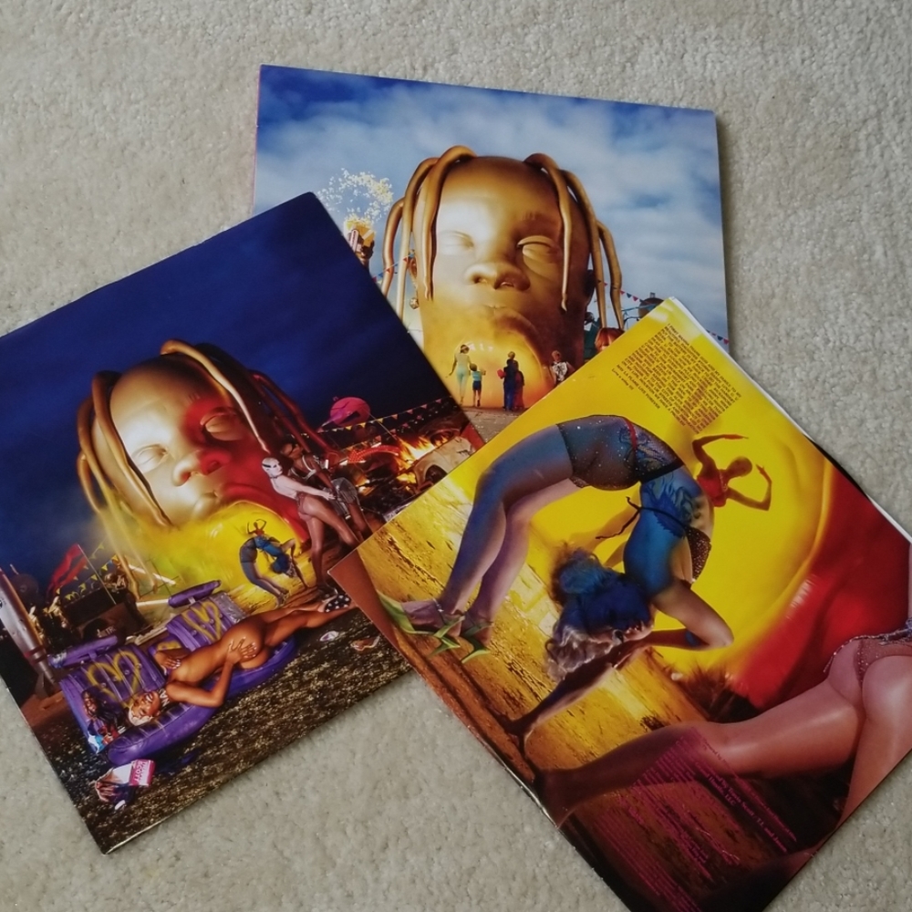 Travis Scott AstroWorld vinyl records Night/Day